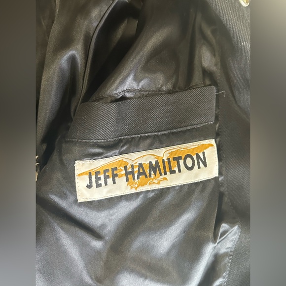 Vintage Harley-Davidson Chicago Bomber Jacket Jeff Hamilton Rare Graphic - Picture 8 of 15